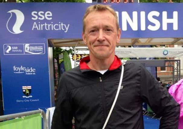 Andy Guy took to the streets of Londonderry for the Airtricity 10-mile road race.  INLT 16-680-CON