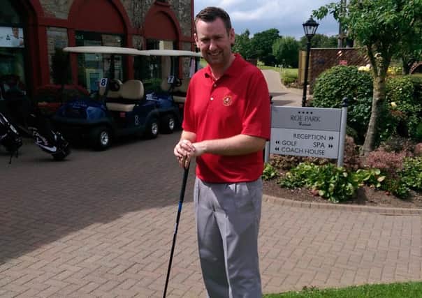 Glenn Nicholl, who was runner-up in Saturday's Club Stableford at Roe Park.