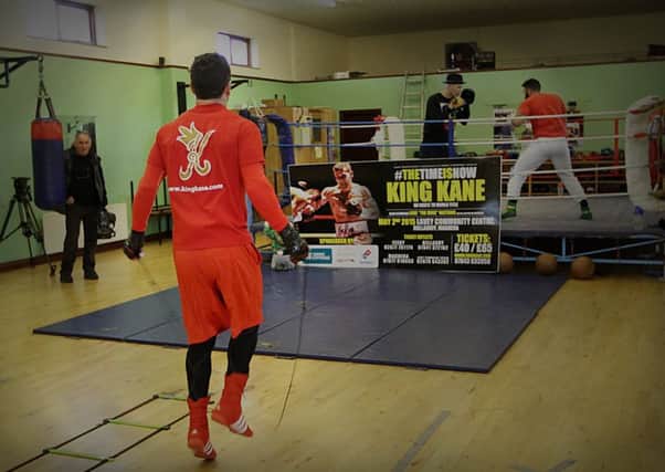 Eamonn 'King Kane' O'Kane in training this week in Dungiven. INLV1915-035KDR