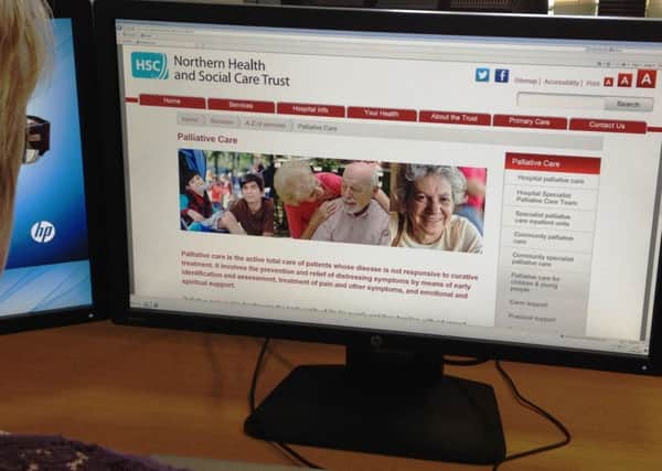 A new Palliative Care Web Resource will benefit people in Ballymena and the wider Northern Trust area. (Submitted Picture).