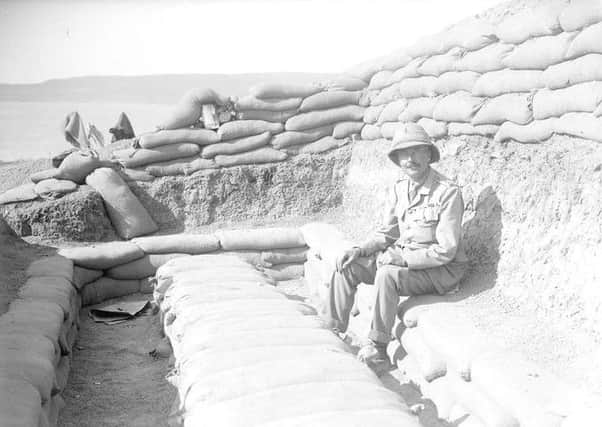 Lord Granard, commander of the 5th Batallion of the Royal Irish Regiment, pictured at Gallipoli