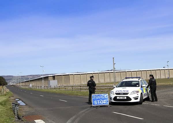 The Point Road at Magilligan closed today (Friday) for an ongoing security alert. INLV1915-167KDR