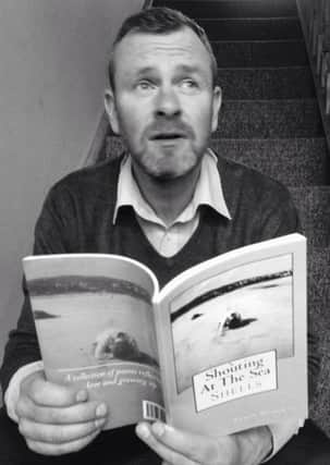 Pablo Doherty, whose book 'Shouting at the Sea' was published on Amazon last week.