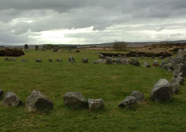 The popular tourist attraction - Beaghmore Stone Circles.mm16-316sr