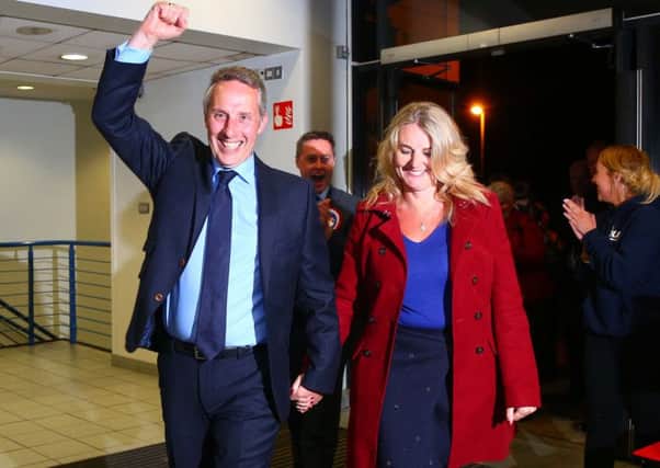 Picture - Kevin Scott / Presseye

Thursday 7th May 2015 - North Antrim and Mid-Ulster Counts 2015

Pictured is Ian Paisley and his wife Fiona Paisley arrive during the North Antrim and Mid-Ulster Counts at the seven towers Leisure Centre in Ballymena


Picture - Kevin Scott / Presseye
