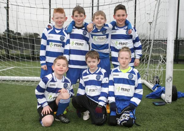 Northend United Youth U-9 pumas who took part in the Saturday morning tournament at the Ballymena Showgrounds. INBT11-270AC