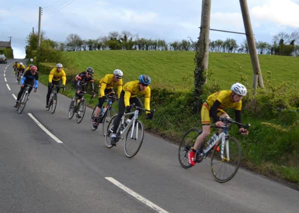 Banbridge cyclists in action.