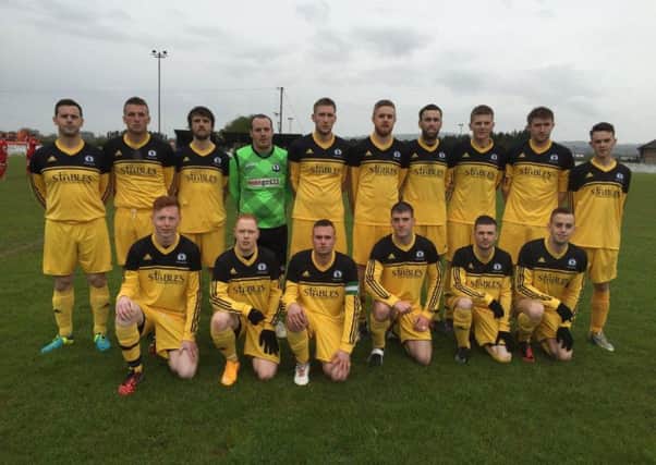 Antrim Rovers, who were beaten by Ballynure Old Boys in the final of Crawford Cup.