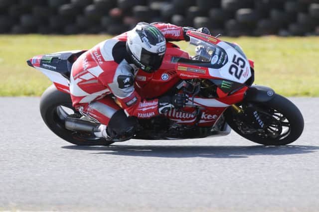 Michael Dunlop tests his Milwaukee Yamaha R1 Superbike at Kirkistown today ahead of next week's North West 200.
PICTURE BY STEPHEN DAVISON