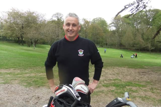 Neil Diamond, winner of the Downshire Hotel sponsored golf competition.
