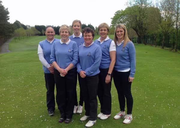 The ladies' Junior Cowdy team selected to represent Lurgan. From left are Christine Hagan, Fiona McGrady, Cara Murphy, Bronagh McKavanagh, Lynne Hanna and Sian Mulholland.