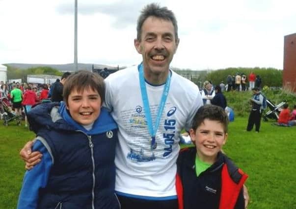 Julian Netherton who completed a Belfast Marathon