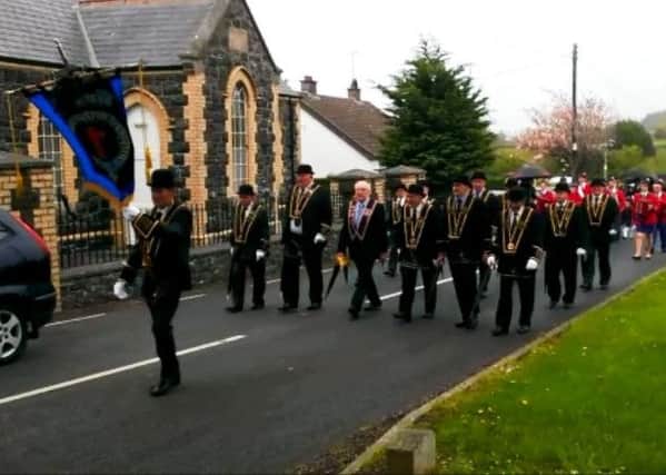 RBP members parading at Knocknamuckley, taken by Philip Bradfield
10-05-15