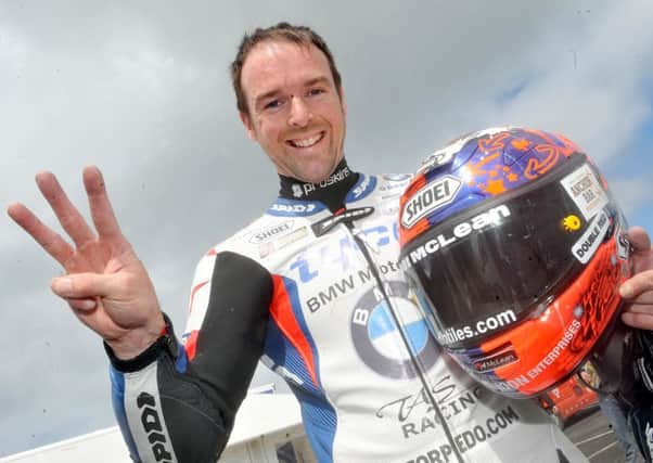 Alastair Seeley was fastest in the Supersport, Superstock and Superbike classes during first practice at the North West 200 on Tuesday