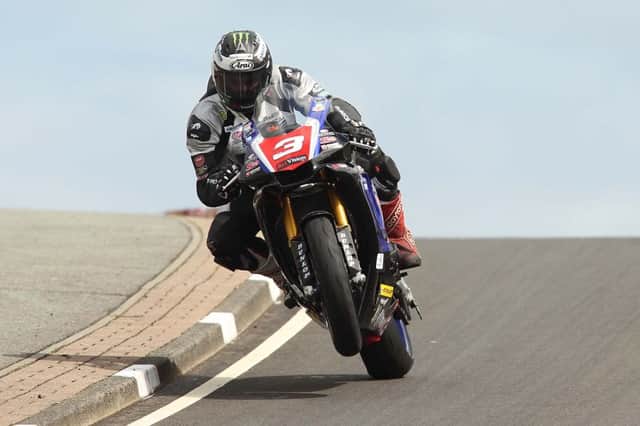 Michael Dunlop pictured on the Superstock  during Tuesday's North West 200 Practice Photo by Tremaine Gregg/Pacemaker