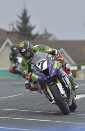Gary Johnston in the Superbikes.