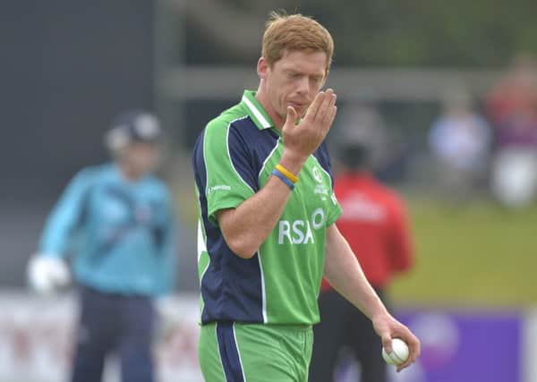 Craig Young admits it would be great to bowl for Ireland at Bready next month. Picture by Rowland White/PressEye