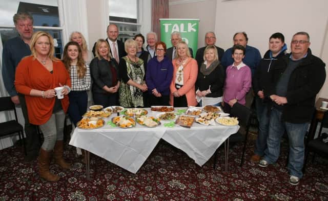 NW200 representatives and Samaritans volunteers pictured during the NW200 reception at Samaritans Lodge Road, Coleraine on Friday evening. Included are; Councillor Michelle Knight-McQuillan, Mayor, and Councillor Trevor Clarke. INCR21-306PL