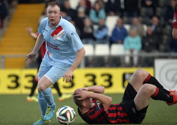 Kyle McVey is one of four senior players who have signed new one-year deals with Ballymena United. Picture: Press Eye.