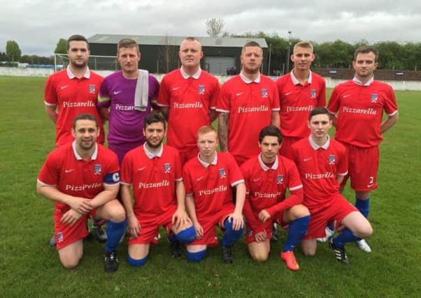 Rathcoole FC lost out to Desertmartin in Friday night's O'Gorman Cup final. INLT 21-951-CON