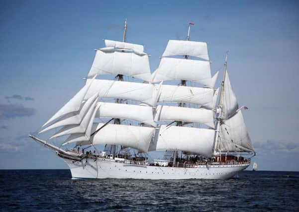 The Carrick group will be trainees aboard the Tall Ship Statsraad Lehmkuhl.  INCT 19-739-CON