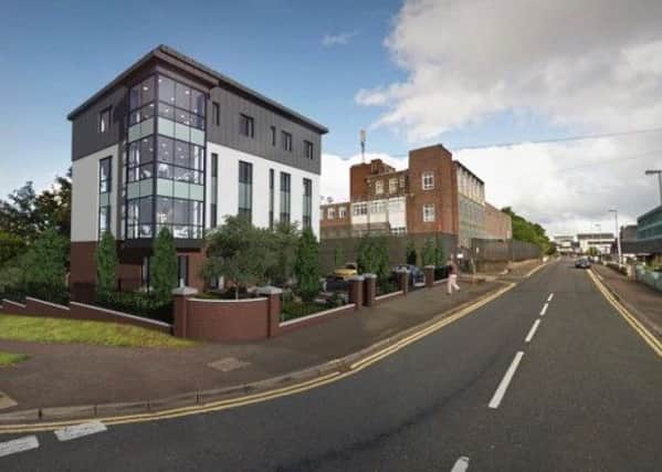 An impression of what the new Simon Community Hostel will look like at Trostan Avenue. (Submitted image).