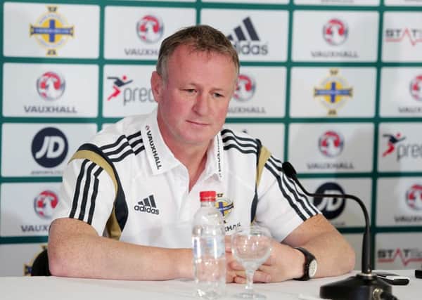 Michael O'Neill, Northern Ireland Manager.