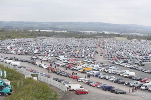©Press Eye Ltd - Northern Ireland - 15th May 2015. Mandatory Credit - Photo by Andrew Paton/Presseye.com. Balmoral Show - The Car Park
