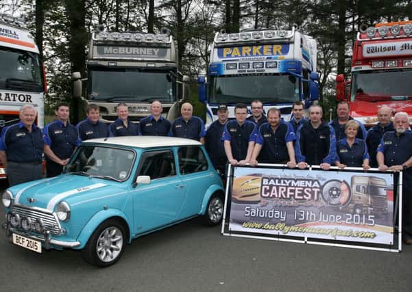 Members of Ballymena Carfest at its launch event at the Rosspark Hotel. INBT22-223AC