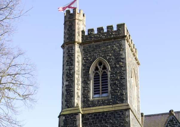 St Patrick's Church of Ireland, Ballymena. (Editorial Image).