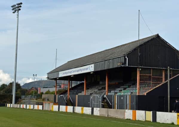 Taylor's Avenue, home of Carrick Rangers. Photo: Phillip Byrne
