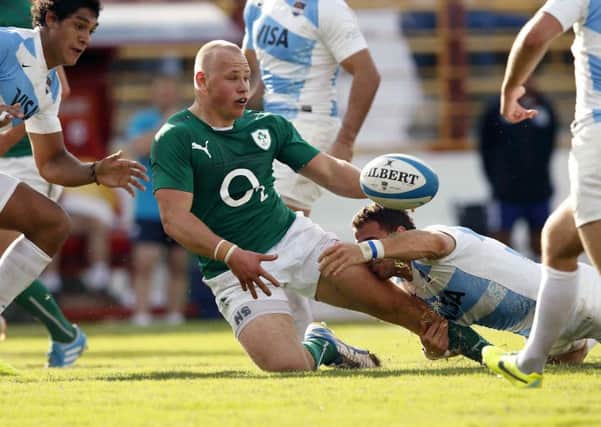 Luke Marshall's last appearance for Ireland came on the tour of Argentina almost a year ago. Picture: INPHO.