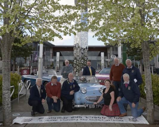 THE OUTLET VILLAGE BANBRIDGE GEARS UP FOR A LARGE CLASSIC
VEHICLE DISPLAY ON FRIDAY 5th June 2015 FROM 5.00 PM.
Banbridge Old Vehicle Clubs largest cavalcade.  Up to 200 Classic Cars, Motorcycles, Tractors, Lorries and Vans will be on display at The Outlet Village Banbridge. This will include Wolsley, Singer, Morris, Riley, Hillman, Simca, Austin, VW, Ford, Lotus,   various Minis, Triumph TR7,   
This promises to be a great spectacle for all the family and some special features include a collection of Old Army Vehicles,   Ford Anglias, 1914 Model T Ford.  Historic Rally Cars, Jaguars Pre War to E Types, Rolls Royces.  Dutch DAF Belt driven car and many more beautifully preserved vehicles from days past will on display.
The parade of old vehicles will leave The Outlet Village Banbridge at 7.30pm for a short run around the Historic Banbridge 100 Road  race circuit of the 1920s and 1930s and return to the Town Centre via Jinglers Bridge and the Cut and on to The Outlet Village Banbridge for supper.
Banbridge