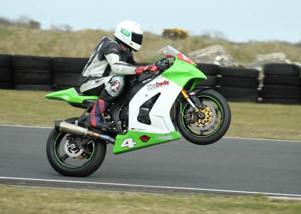 Randalstown's Gerard Kinghan could be one of the front runners in the Superbike class this weekend at Kirkistown. Picture: Roy Adams.