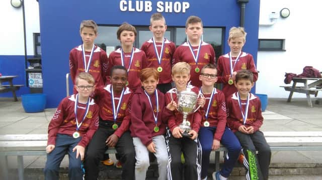 Boys' winners, Millburn PS.