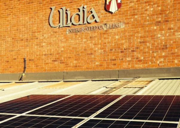 Solar panels at Ulidia.  INCT 21-728-CON