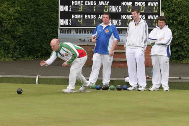 Action from Saturday's IBA Competition at Coleraine Bowling Club.