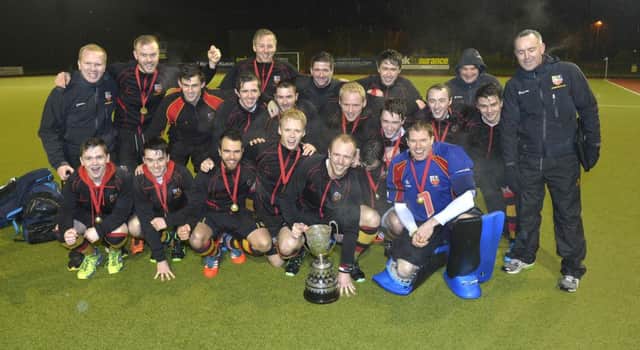 Banbridge Hockey Clubs days of picking up Ulster branch trophies have come to an end for now at least. Pic: Presseye.