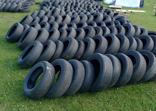 It is illegal to burn tyres on bonfires
