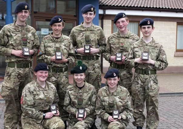 Army Cadets from all over Northern Ireland took part in a Military Skills competition over weekend 24-26 April 2015, at Magilligan Training centre, Co. Londonderry.