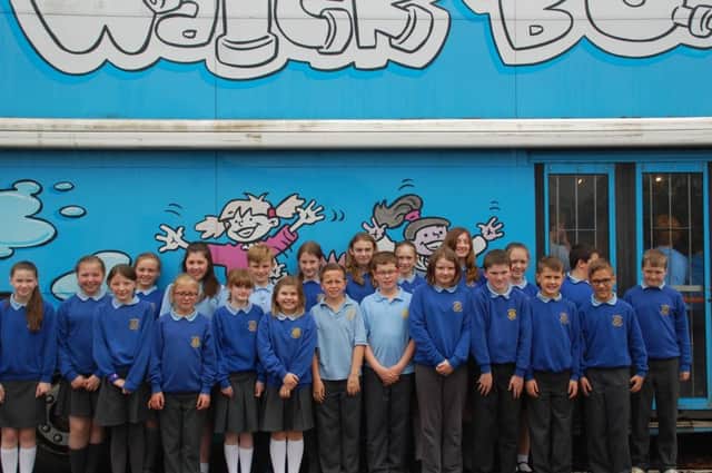 Ballinderry Primary School pupils enjoying their day at the Waterbus.