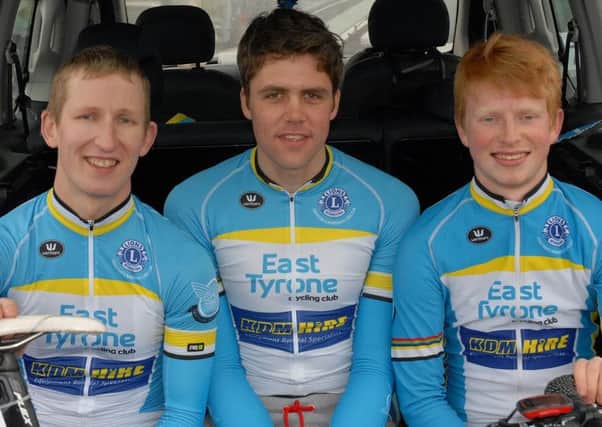 East Tyrone's Melvin Steele, Gary Jeffers and Harry McComb took three of the top four positions