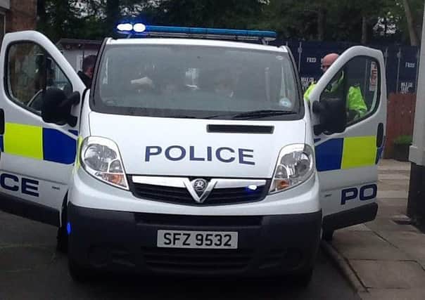 Police allow children to have a look inside their patrol vehicles