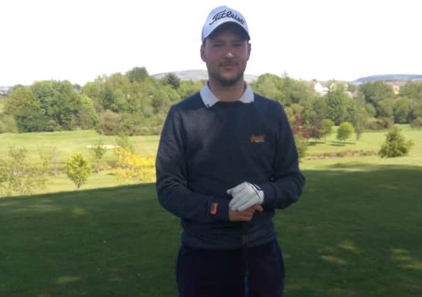 Andy Young, current leader of Golfer of the Year at Roe Park.