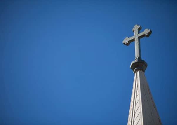 Church Steeple and Cross