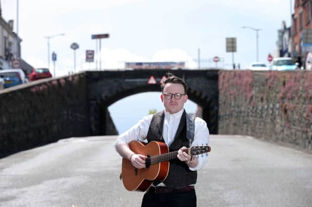 The Voice star, Daniel Duke will perform at this year's Buskfest.  Picture by Darren Kidd / Press Eye.