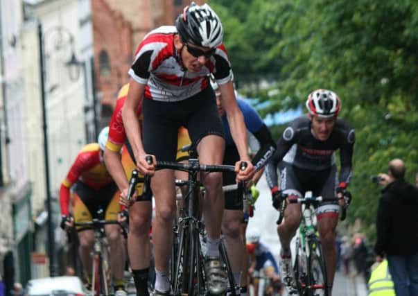Cyclists taking part in last year's Maiden City Criterium.