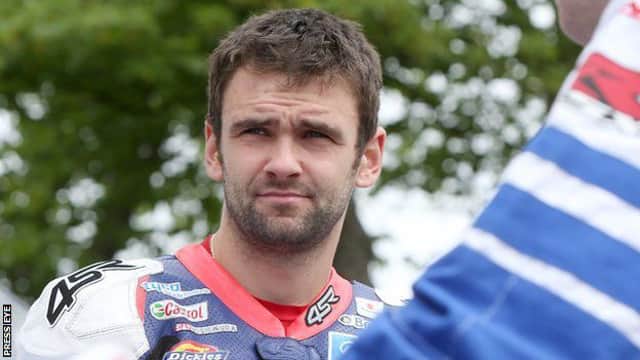 William Dunlop crashed at the TT on Monday evening