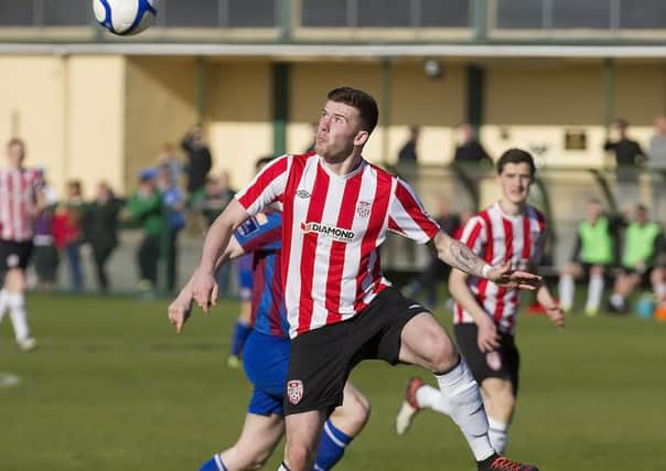 Derry City's Patrick McClean impressed Bristol City during a recent trial. Picture by Martin Coyle - The Jungle View