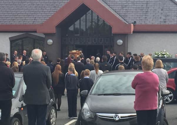 Funeral of Ronan Hughes